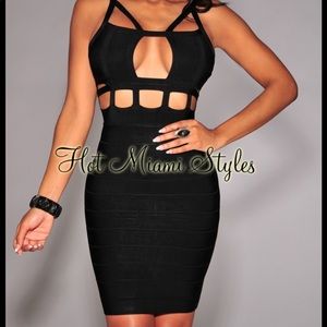 Cutt our bandage dress in* WHITE*